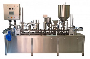 Однорядный автомат модель ТDP-3L-1 для фасовки пастообразных/жидких или сыпучих продуктов